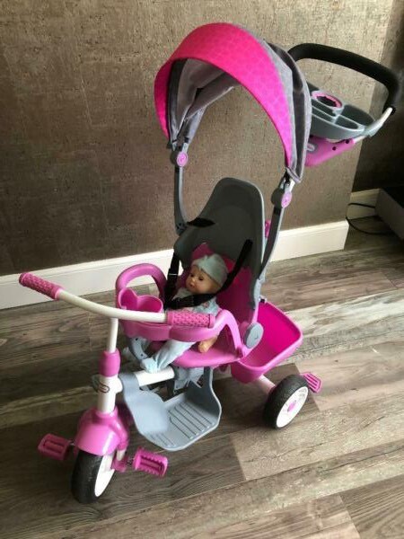 perfect fit 4 in 1 trike pink